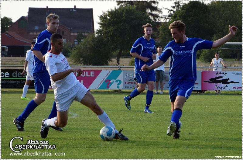 فوز نادي كرة القدم النهضة الناصرة على فريق اسبيفي ايريش هاغن 3 - 0 في مدينة نينبورغ