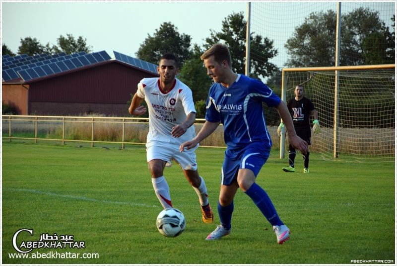 فوز نادي كرة القدم النهضة الناصرة على فريق اسبيفي ايريش هاغن 3 - 0 في مدينة نينبورغ