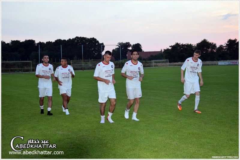 فوز نادي كرة القدم النهضة الناصرة على فريق اسبيفي ايريش هاغن 3 - 0 في مدينة نينبورغ