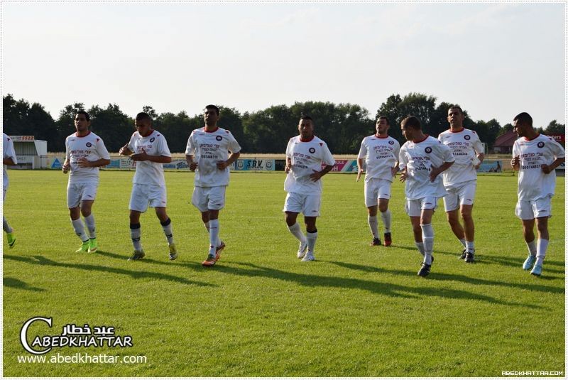 فوز نادي كرة القدم النهضة الناصرة على فريق اسبيفي ايريش هاغن 3 - 0 في مدينة نينبورغ