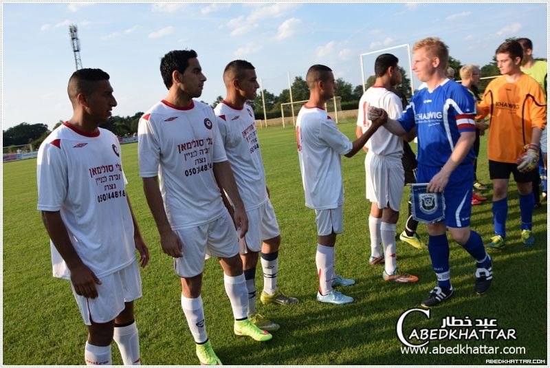 فوز نادي كرة القدم النهضة الناصرة على فريق اسبيفي ايريش هاغن 3 - 0 في مدينة نينبورغ