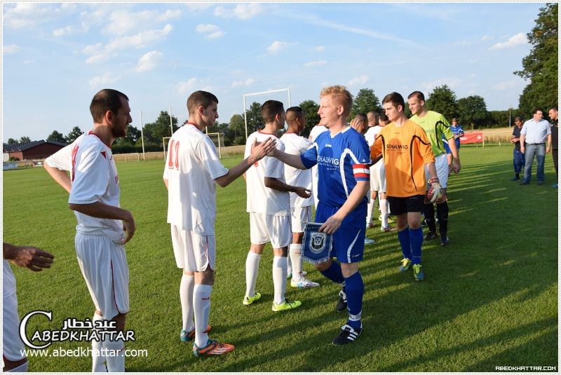 فوز نادي كرة القدم النهضة الناصرة على فريق اسبيفي ايريش هاغن 3 - 0 في مدينة نينبورغ