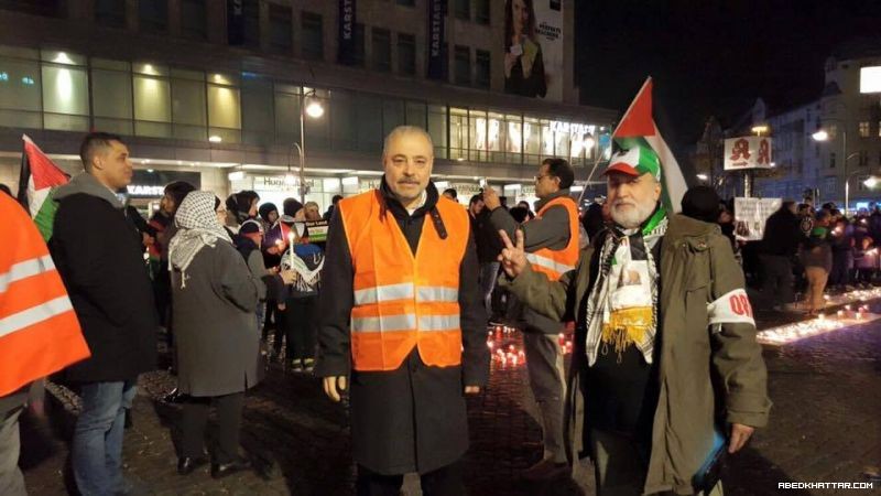 وقفة تضامنية في العاصمة الالمانية برلين مع الإنتفاضة الفلسطينية