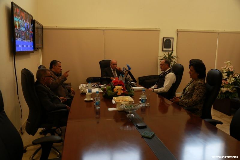 الديمقراطية تلتقي رئيس مجلس ادارة قناة الميادين الفضائية غسان بن جدو