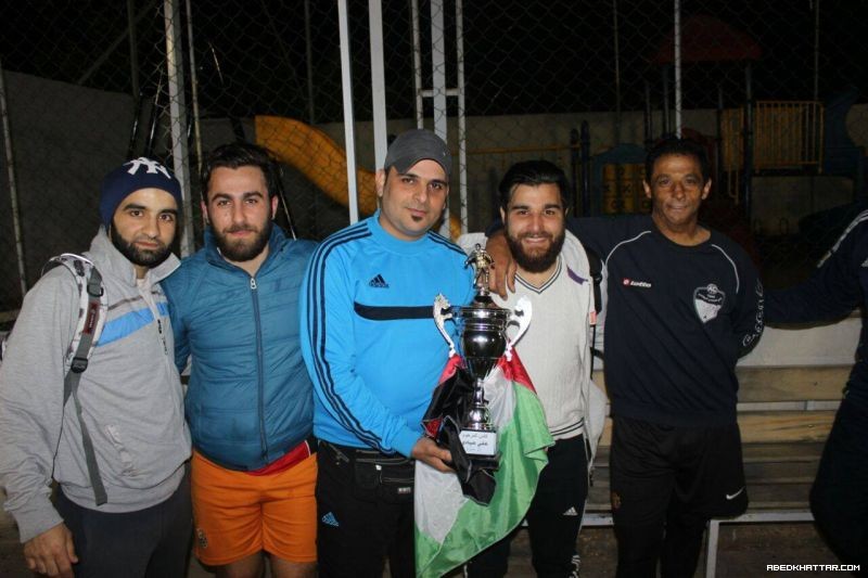 فوز نادي القدس على نادي شبيبة فلسطين على كاس ذكرى الشهيد علي عيادي في مخيم البداوي