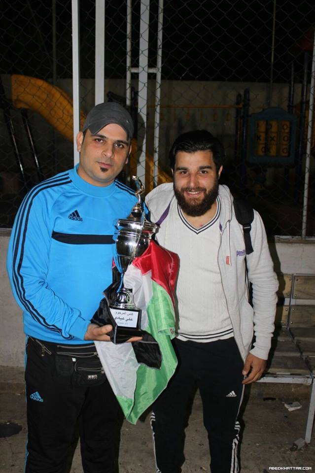 فوز نادي القدس على نادي شبيبة فلسطين على كاس ذكرى الشهيد علي عيادي في مخيم البداوي