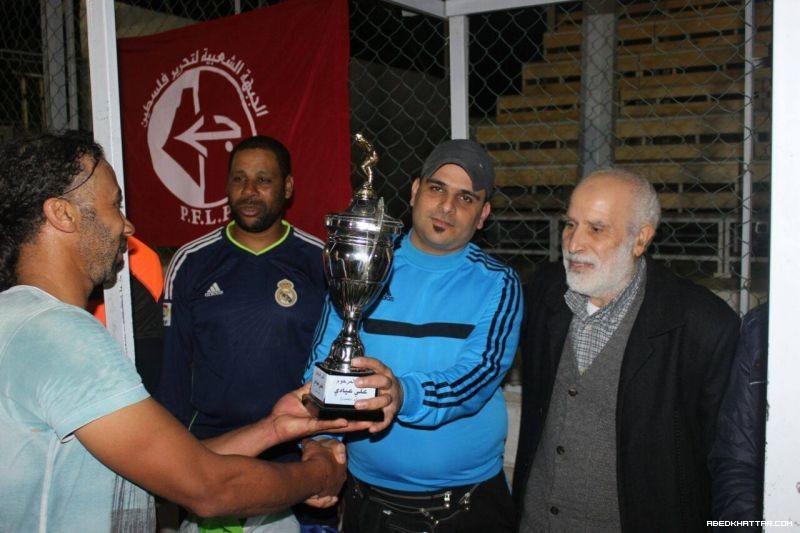 فوز نادي القدس على نادي شبيبة فلسطين على كاس ذكرى الشهيد علي عيادي في مخيم البداوي