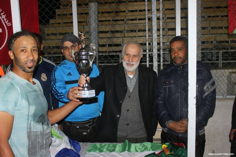 فوز نادي القدس على نادي شبيبة فلسطين على كاس ذكرى الشهيد علي عيادي في مخيم البداوي