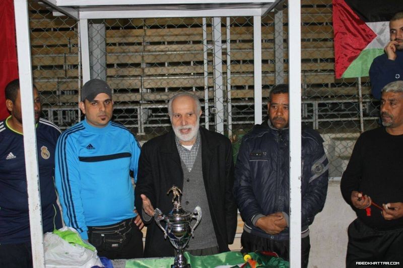 فوز نادي القدس على نادي شبيبة فلسطين على كاس ذكرى الشهيد علي عيادي في مخيم البداوي