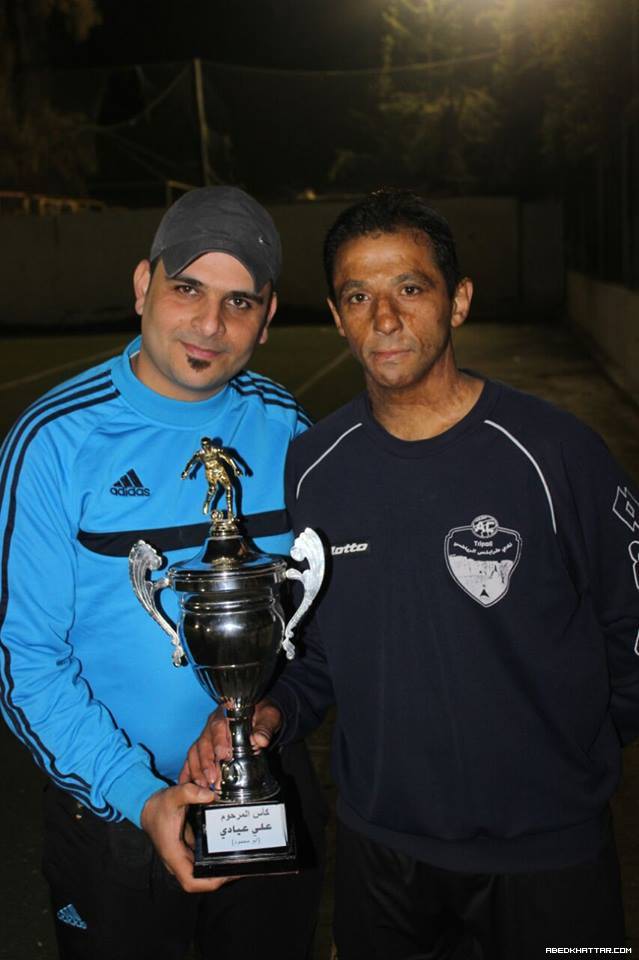 فوز نادي القدس على نادي شبيبة فلسطين على كاس ذكرى الشهيد علي عيادي في مخيم البداوي