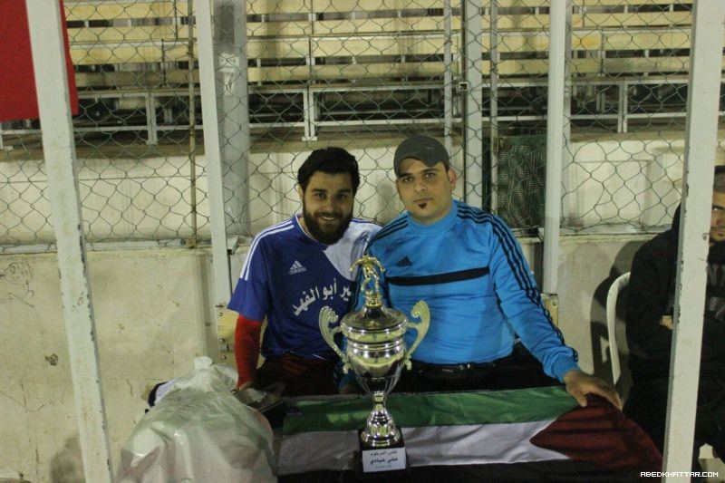 فوز نادي القدس على نادي شبيبة فلسطين على كاس ذكرى الشهيد علي عيادي في مخيم البداوي