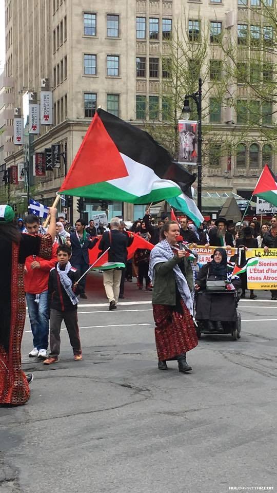 كندا || مسيرة حاشدة ومهرجان في مونتريال إحياءً للذكرى الـ68 للنكبة
