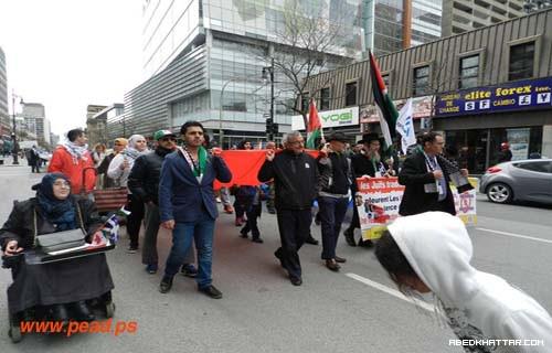 كندا || مسيرة حاشدة ومهرجان في مونتريال إحياءً للذكرى الـ68 للنكبة