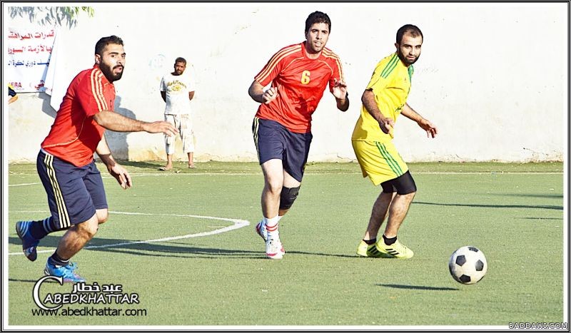 فوز فريق نادي القدس الرياضي على فريق شبيبة فلسطين