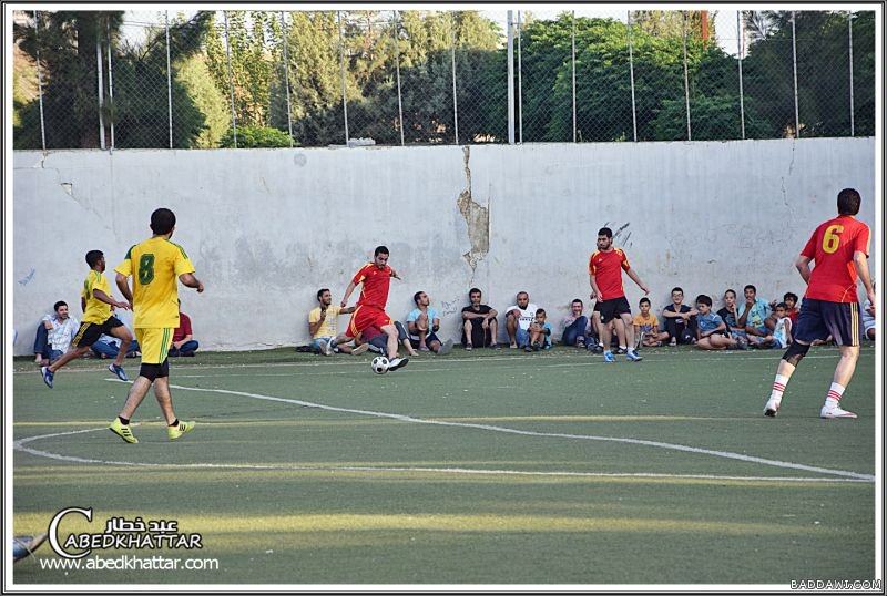 فوز فريق نادي القدس الرياضي على فريق شبيبة فلسطين