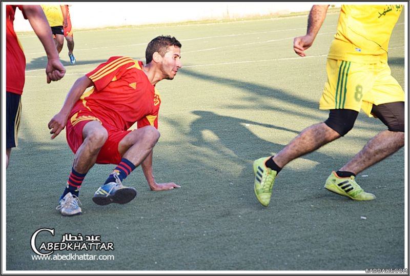 فوز فريق نادي القدس الرياضي على فريق شبيبة فلسطين