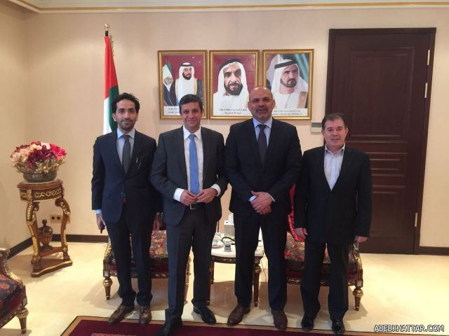 زيارة لسفارة الإمارات العربية المتحدة استقبل سعادة السفير علي الاحمد السيد رائد صالح والسيد جمال المغربي